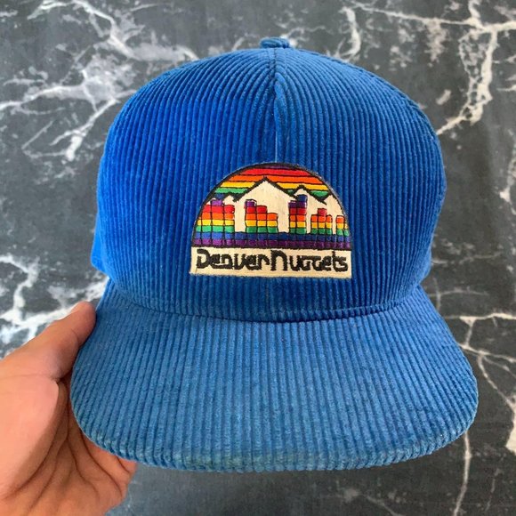 NBA Other - Rare Vintage 90's Corduroy Denver Nuggets Blue Rai